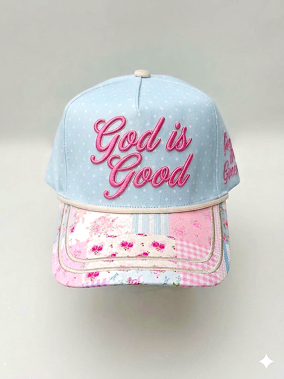 God Is Good Embroidered Hat – Adjustable Faith Hat