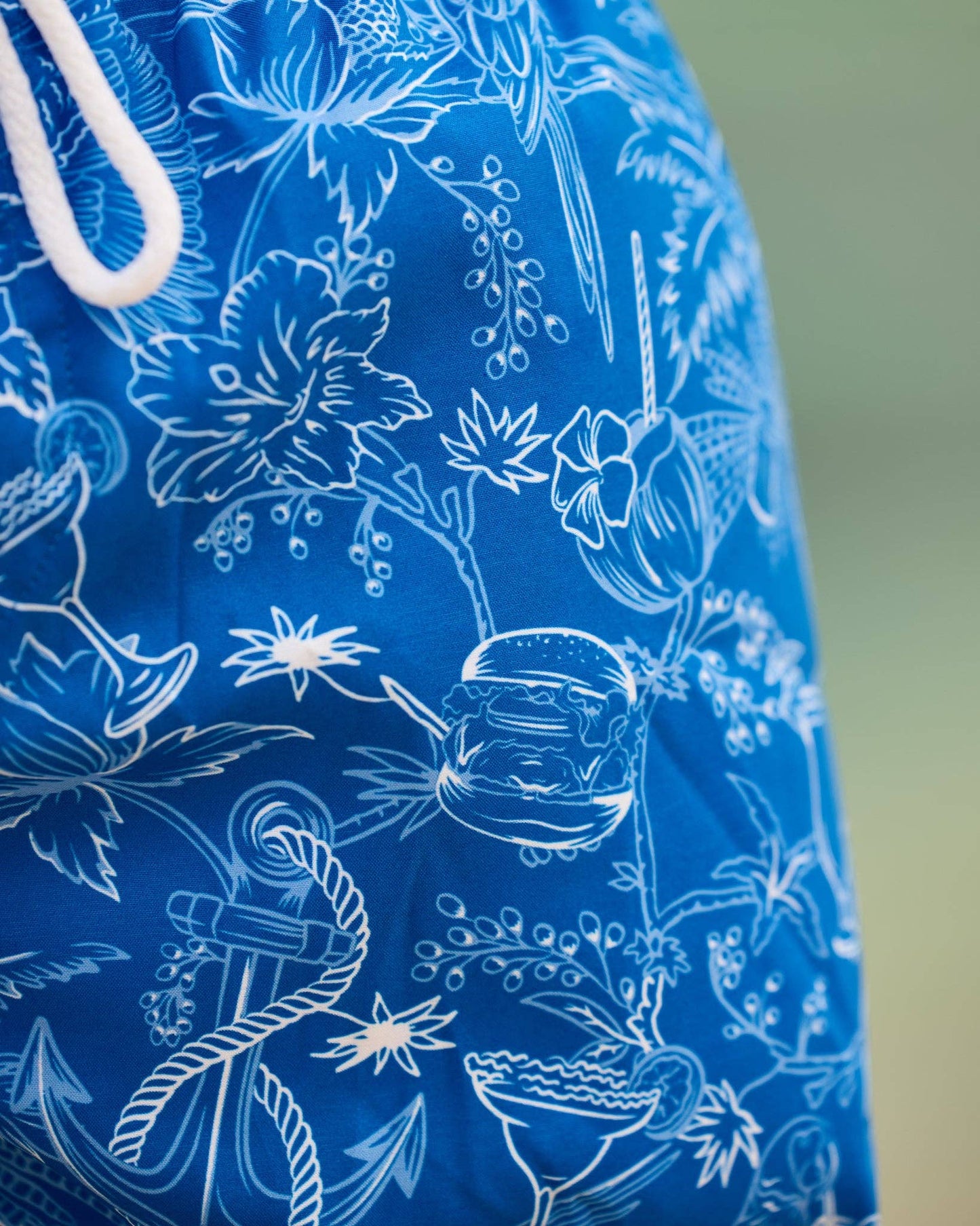 Margaritaville Ode to Jimmy Mens Swim Trunks