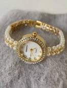 Switch Elegant Gold Tone Stainless Steel Wrist Watch 2 image