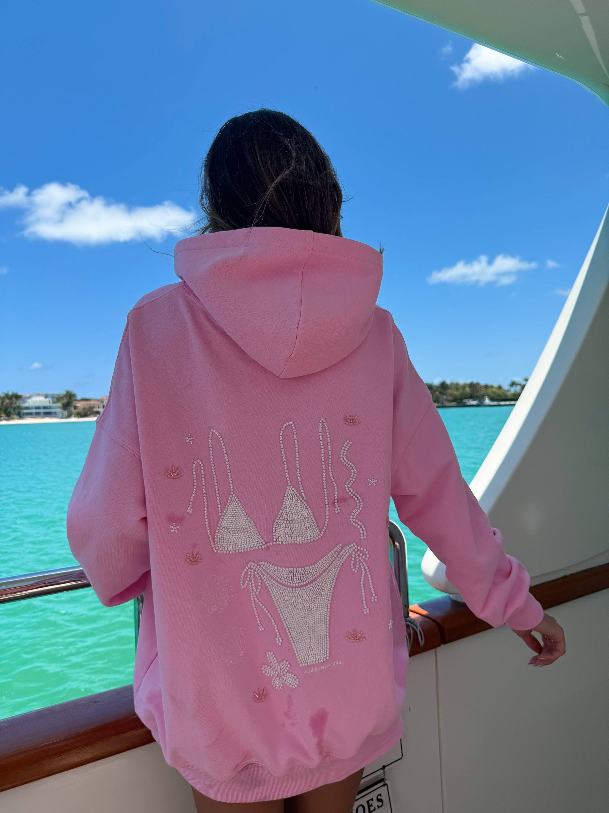 Lottie Bikini Beaded Ocean Hoodie