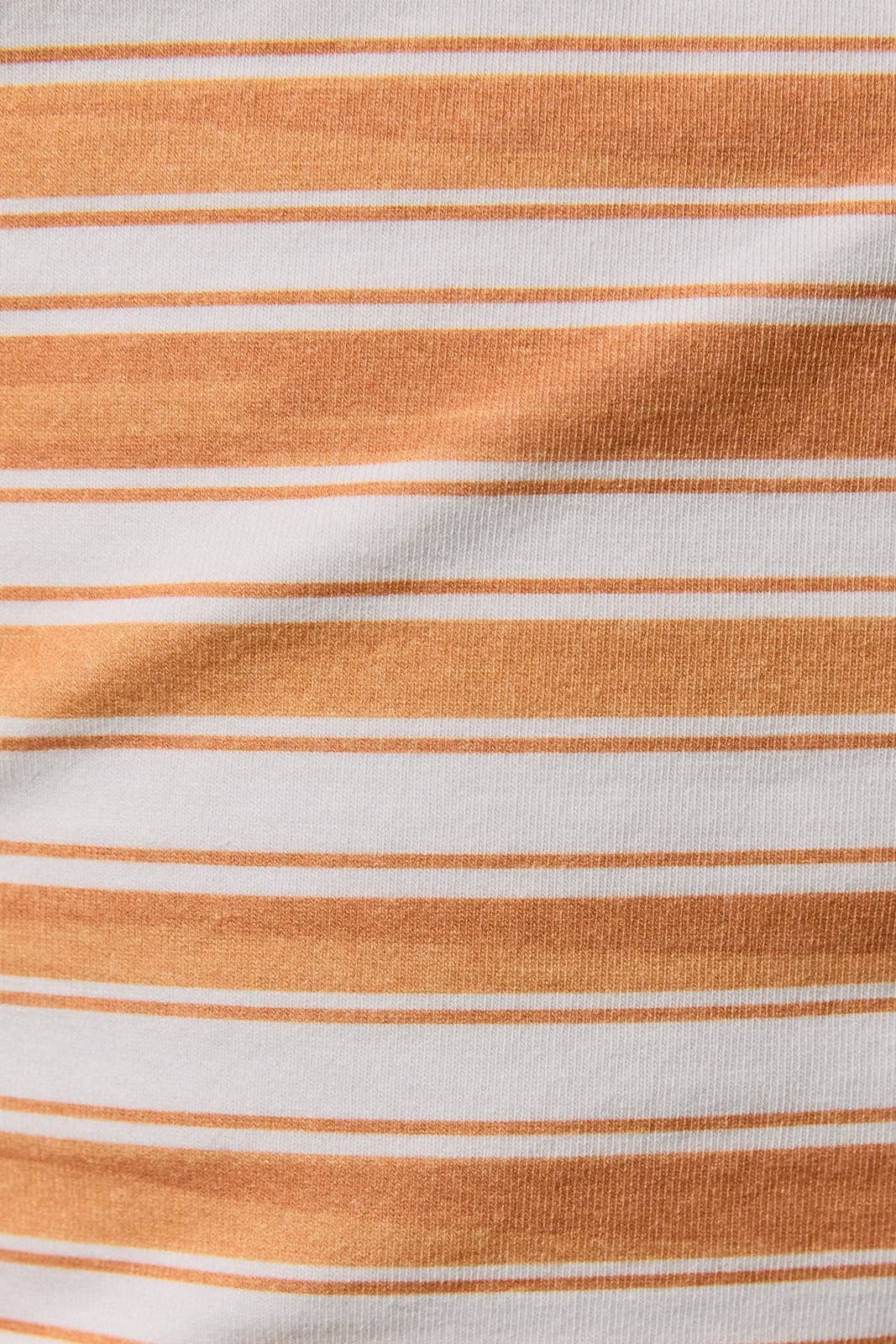 ONE SIDE OFF SHOULDER STRIPE PRINTED KNIT TOP