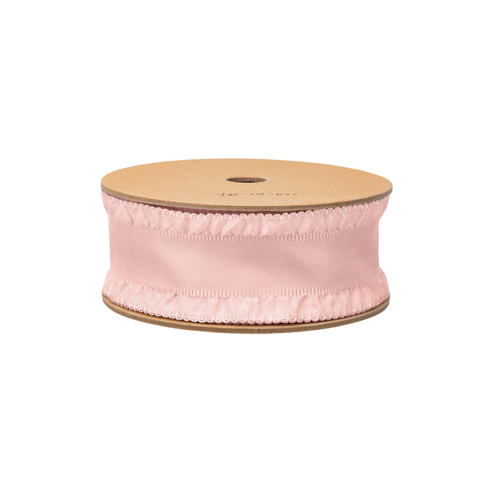 1 1/2" Ruffle Ribbon | Pink | 20 Yard Roll