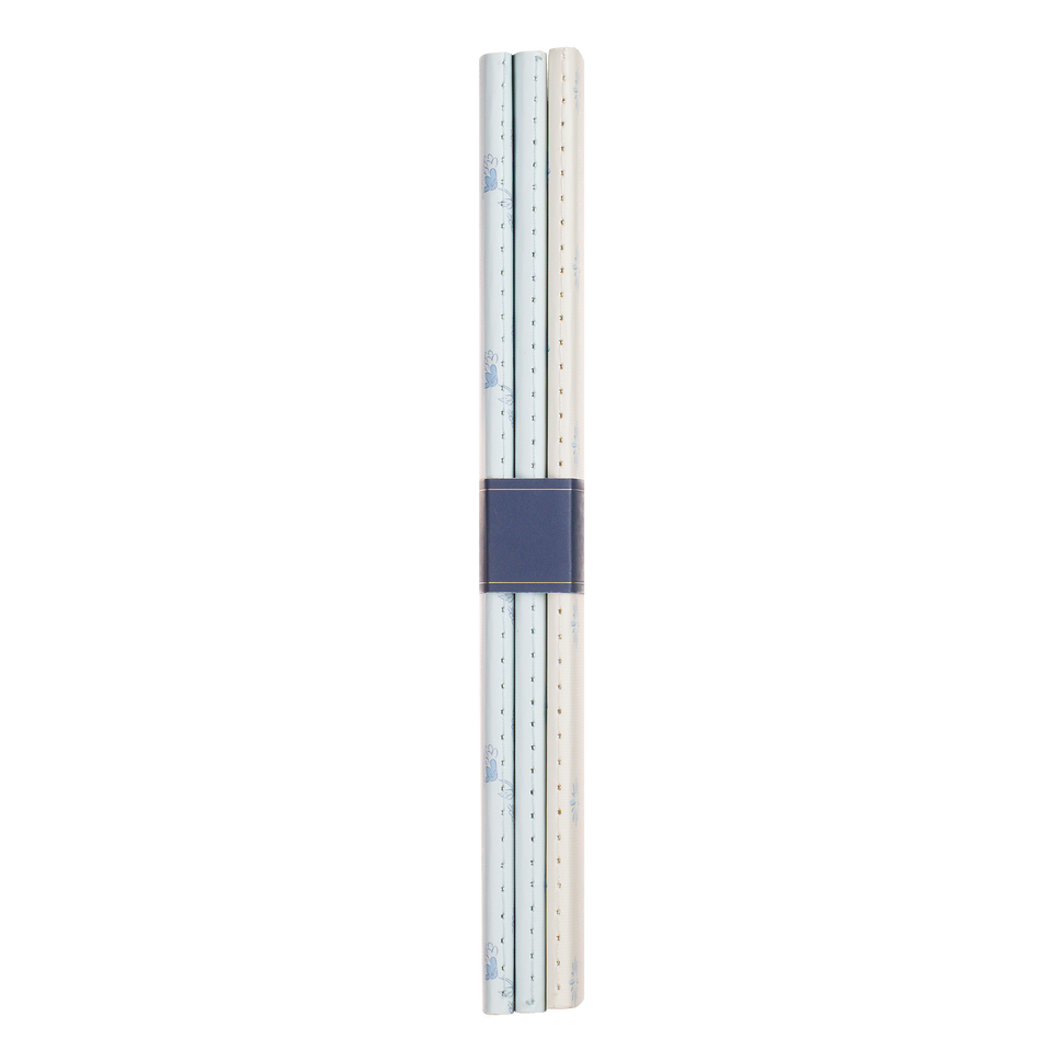 Faith Collection Journal Set/3 Light Blue Asst 6x8.5