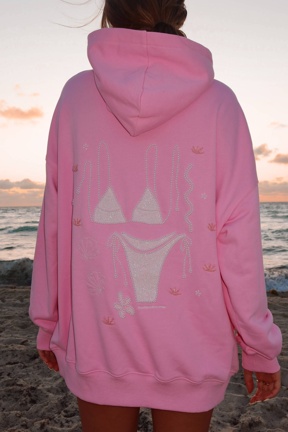 Lottie Bikini Beaded Ocean Hoodie