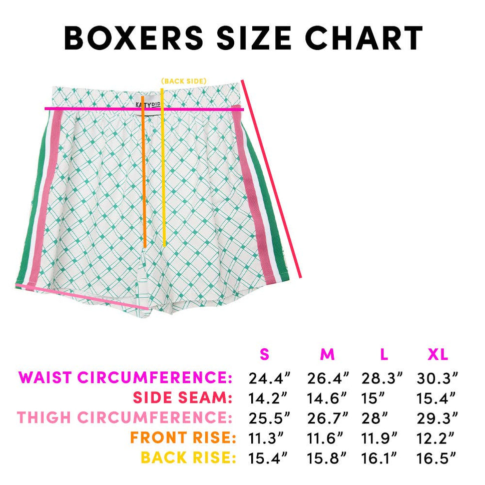 Chinoiserie Coquette Bows Ladies Boxer Shorts Graduation Gif