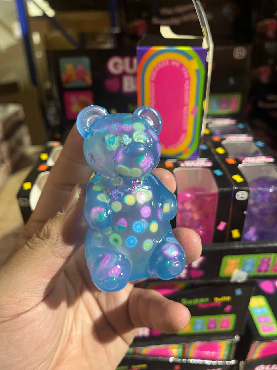 Squishy Confetti Gummy Bear