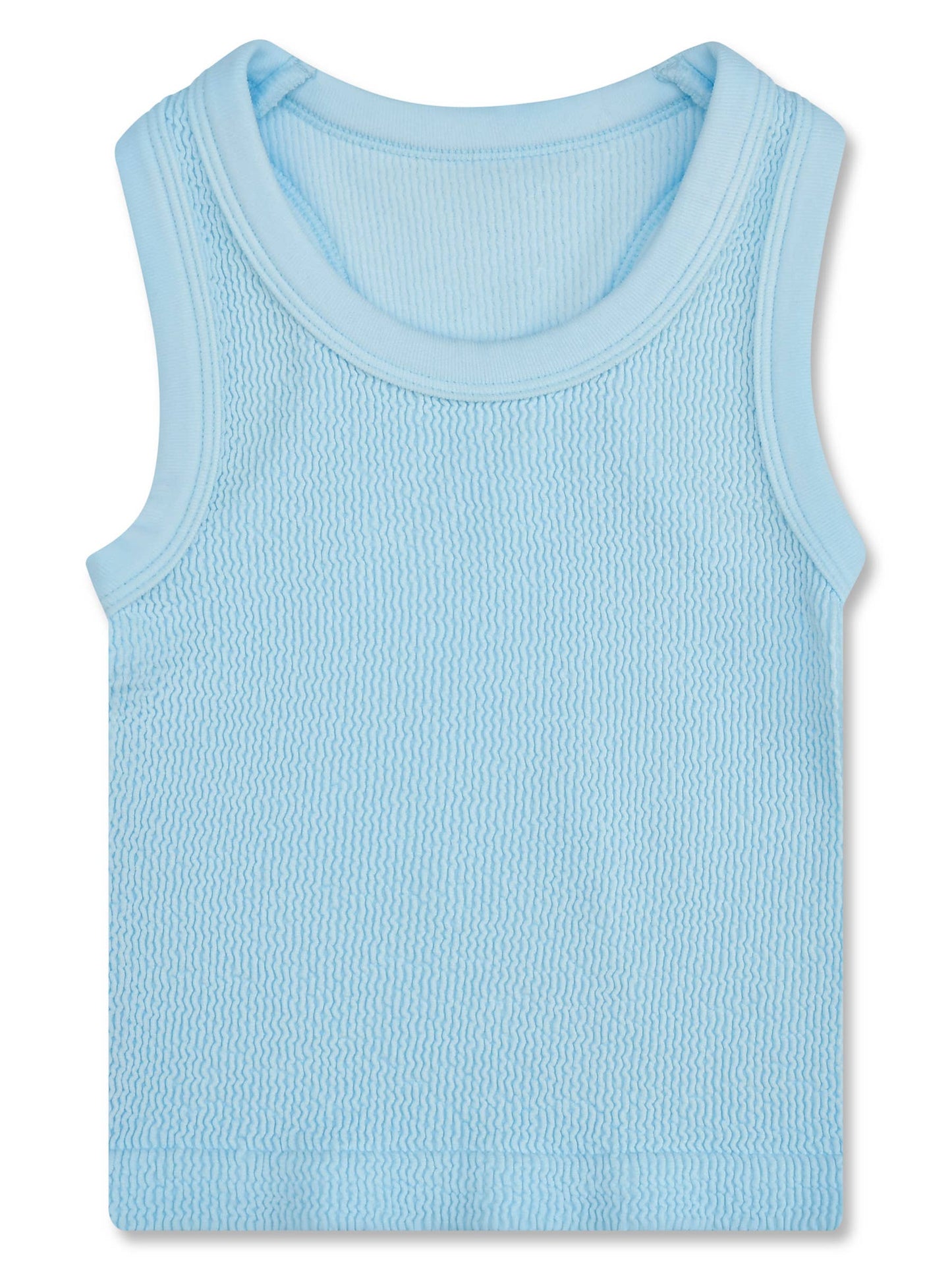 Smocked Racerback Tank Top