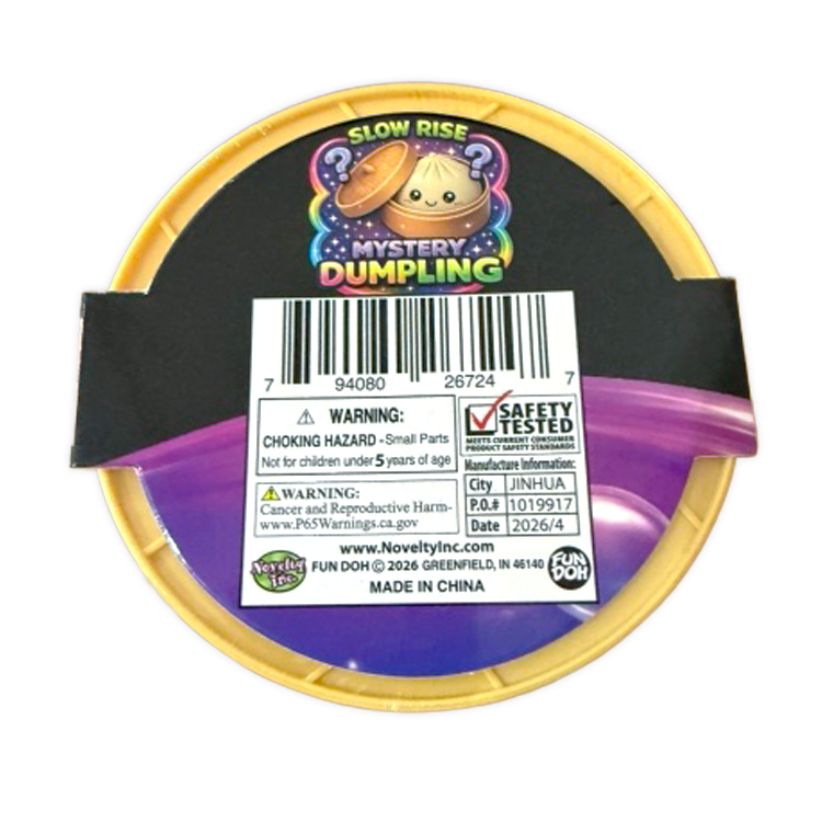 Fun Doh Mystery Slow Rise Dumpling Squishy Toy – Mystery Steamer Bun Collectibles VIRAL
