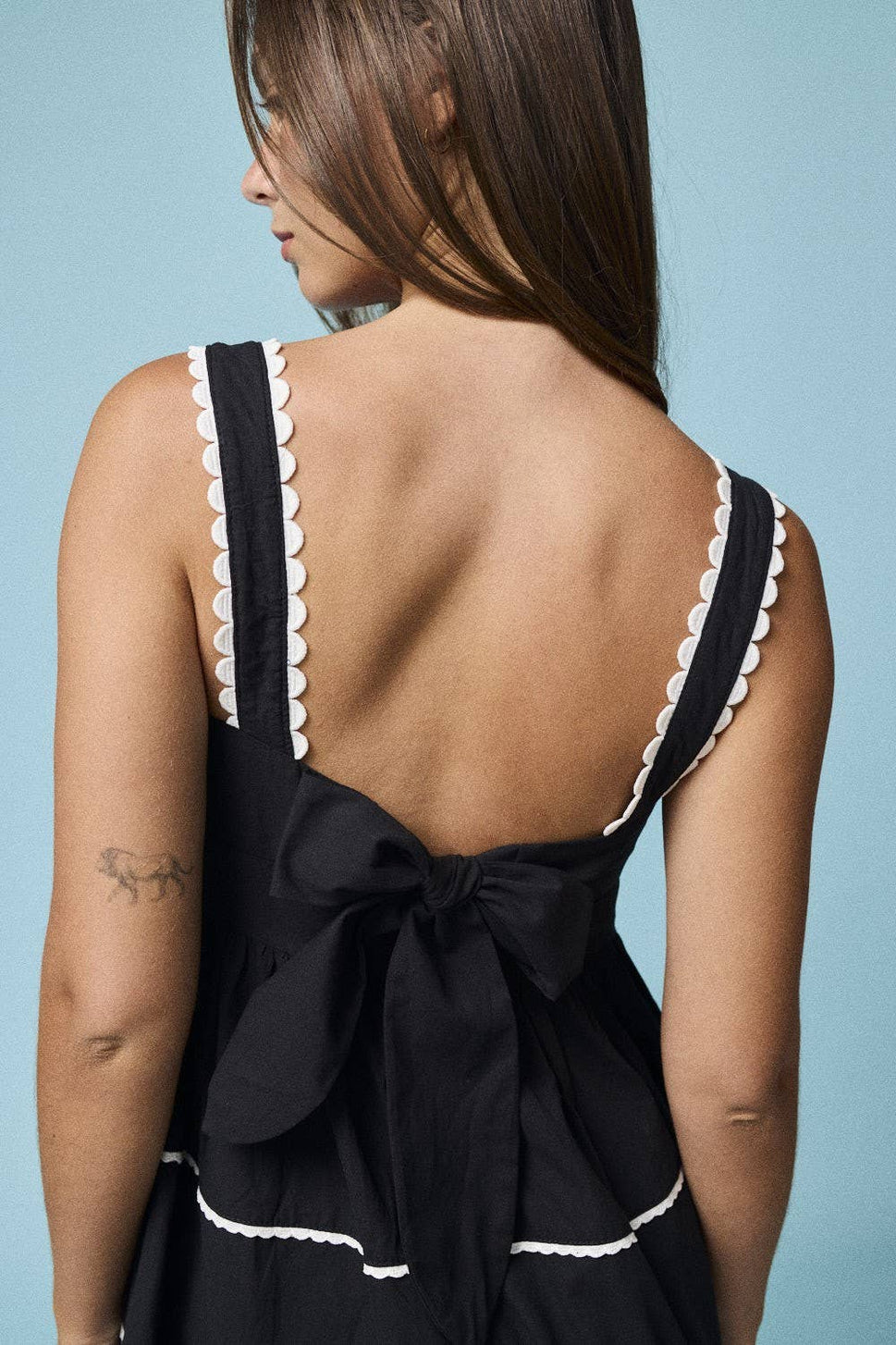 Sara Mini Dress: Black