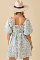 Switch *Pleated Bubble Sleeve Mini Baby Doll Dress 3 image