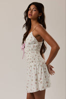 Switch FLORAL DRESS WITH SMOCKING BODICE 2 image