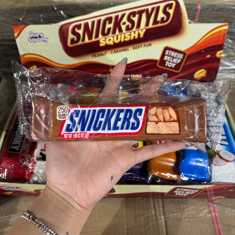 Squishy Foam Assorted Chocolate Bar Toy 16pc