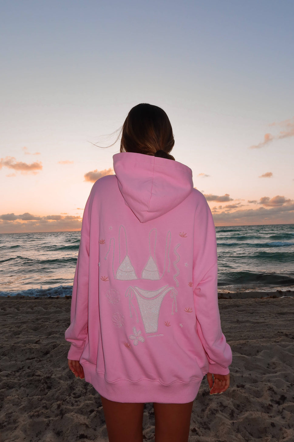 Lottie Bikini Beaded Ocean Hoodie