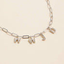 Switch SPARKLING "WWJD" CUBIC ZIRCONIA 18K GOLD CHARM NECKLACE 2 image