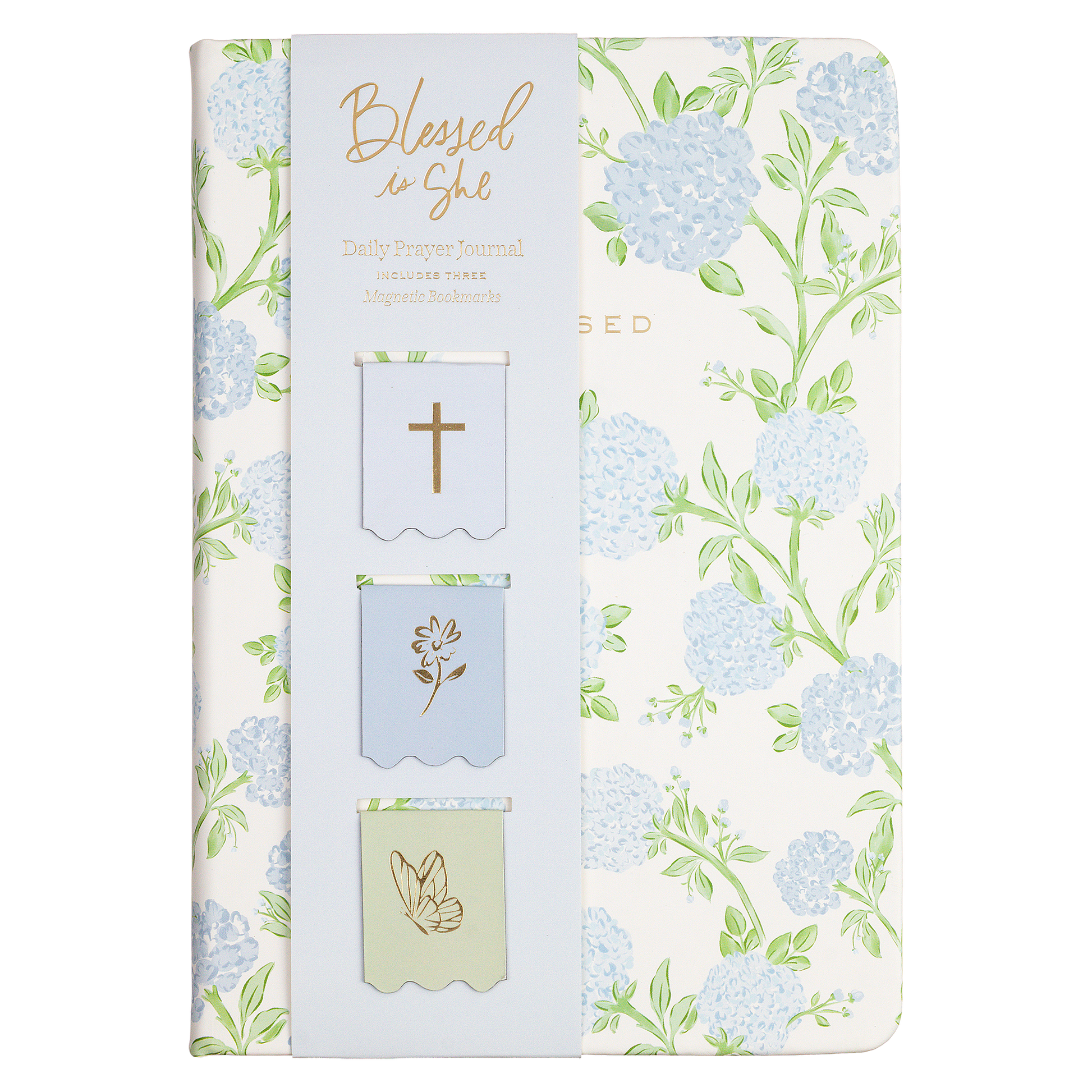 Faith Collection Journal Set w/Bookmarks Blue Green Floral 6