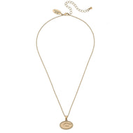Georgia Bulldogs 24K Gold Plated Pendant Necklace
