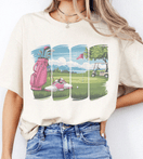 Switch Golf Course Resort Country Club Pink Graphic Tee By Par-Tees 2 image