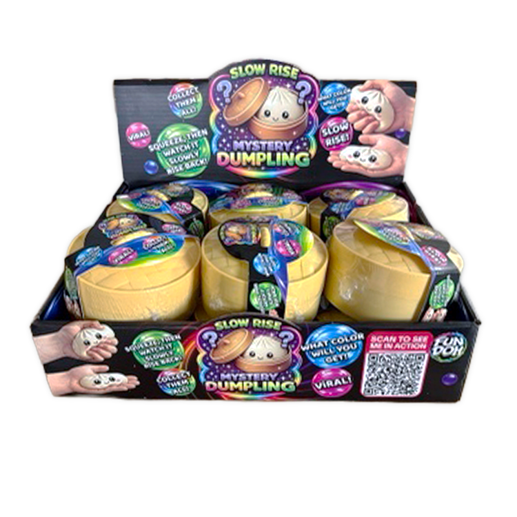Fun Doh Mystery Slow Rise Dumpling Squishy Toy – Mystery Steamer Bun Collectibles VIRAL