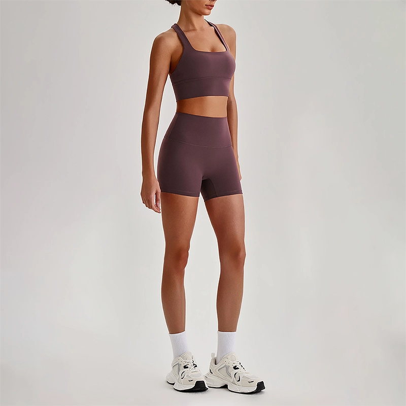 Biker Shorts  Bra Coffee