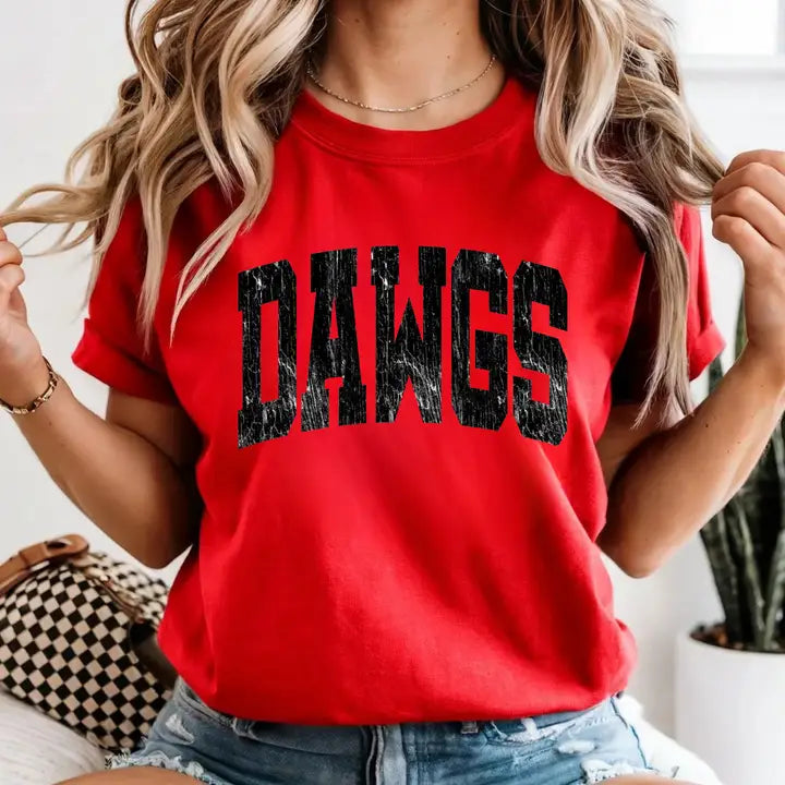 Dawgs Tee- Red