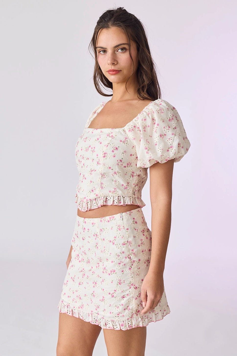 Everly Printed Eyelet Set