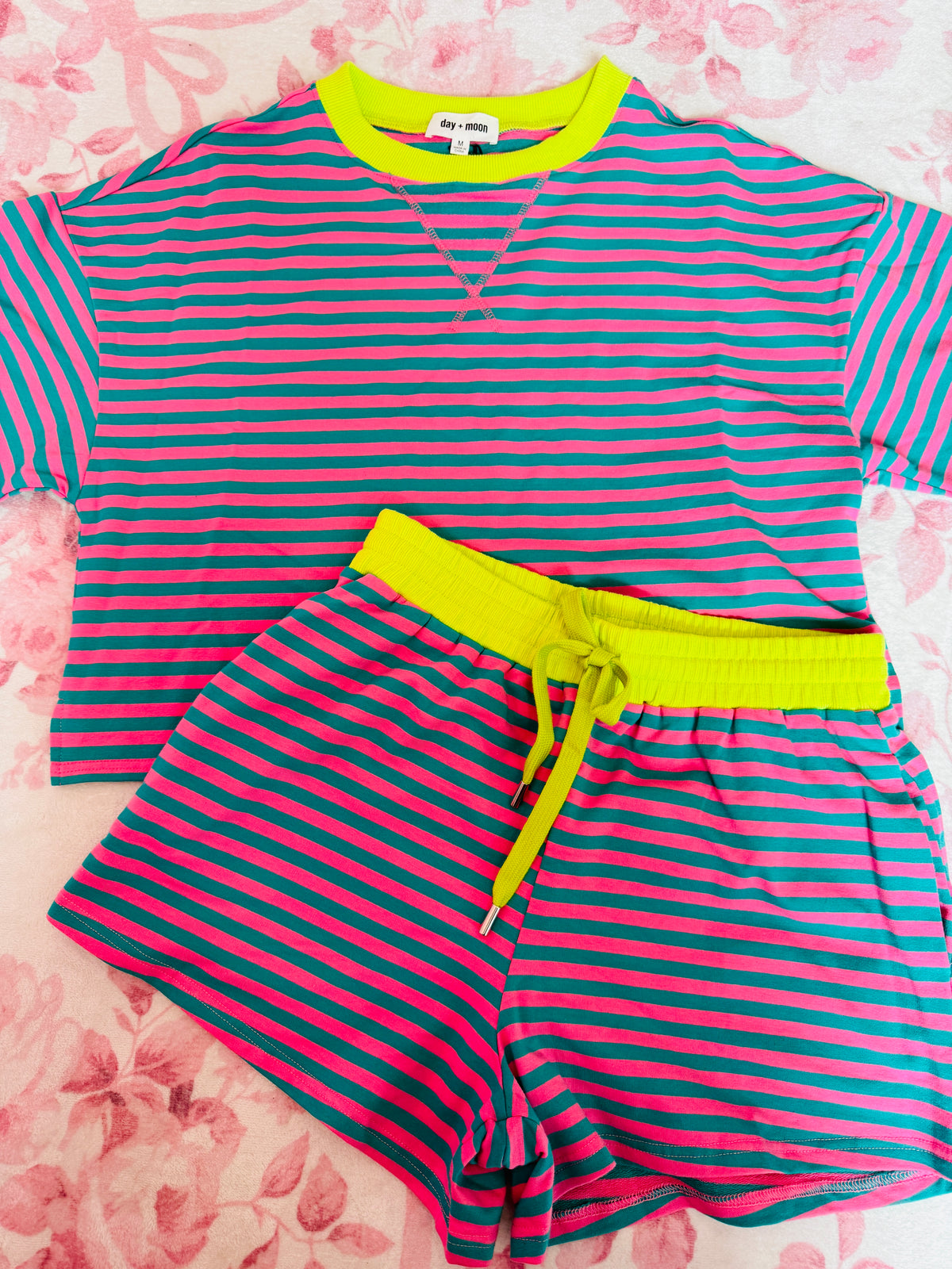 Terry Contrast Shorts & Tee