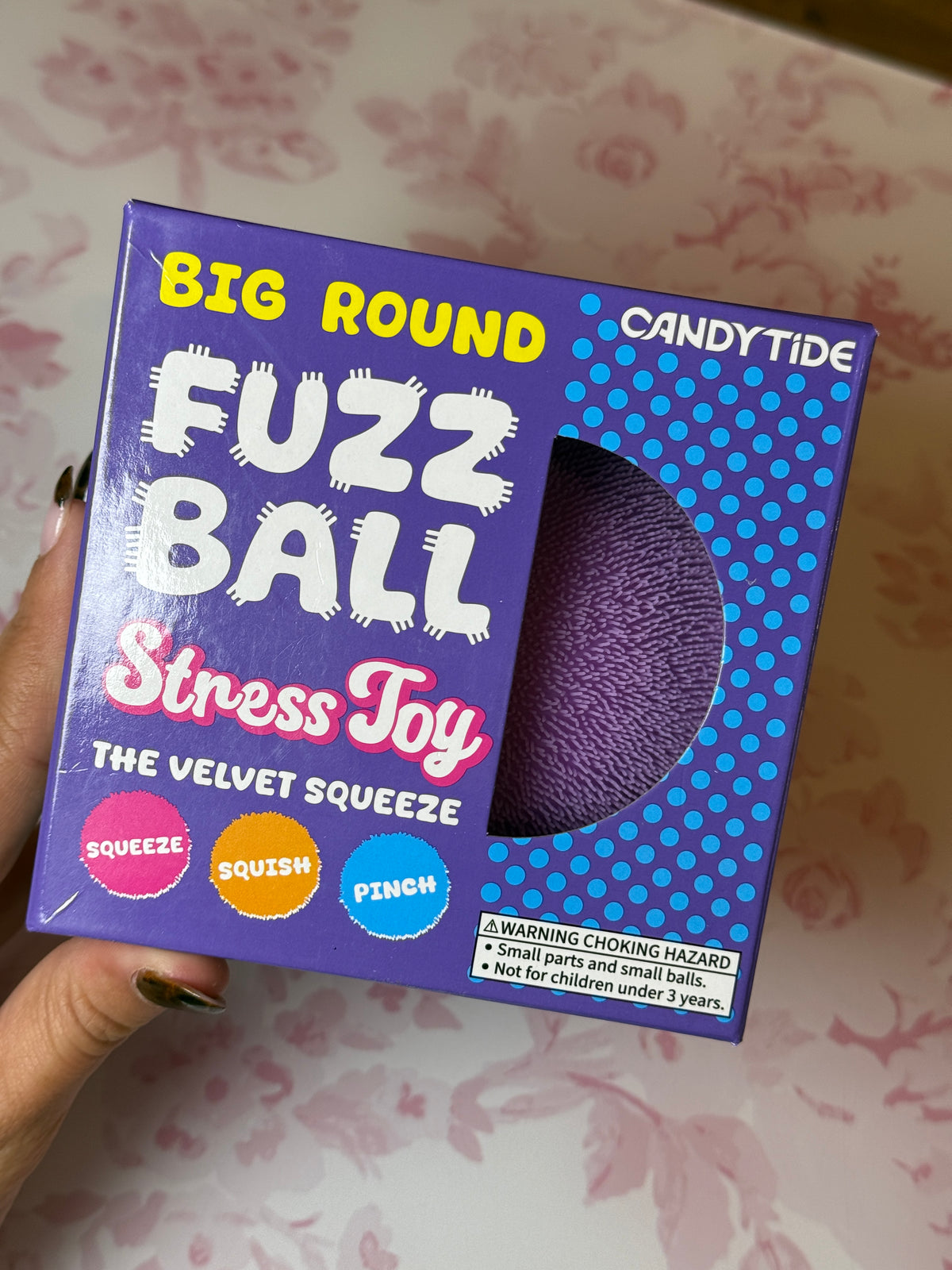 Jumbo Fuzz Ball Squishy