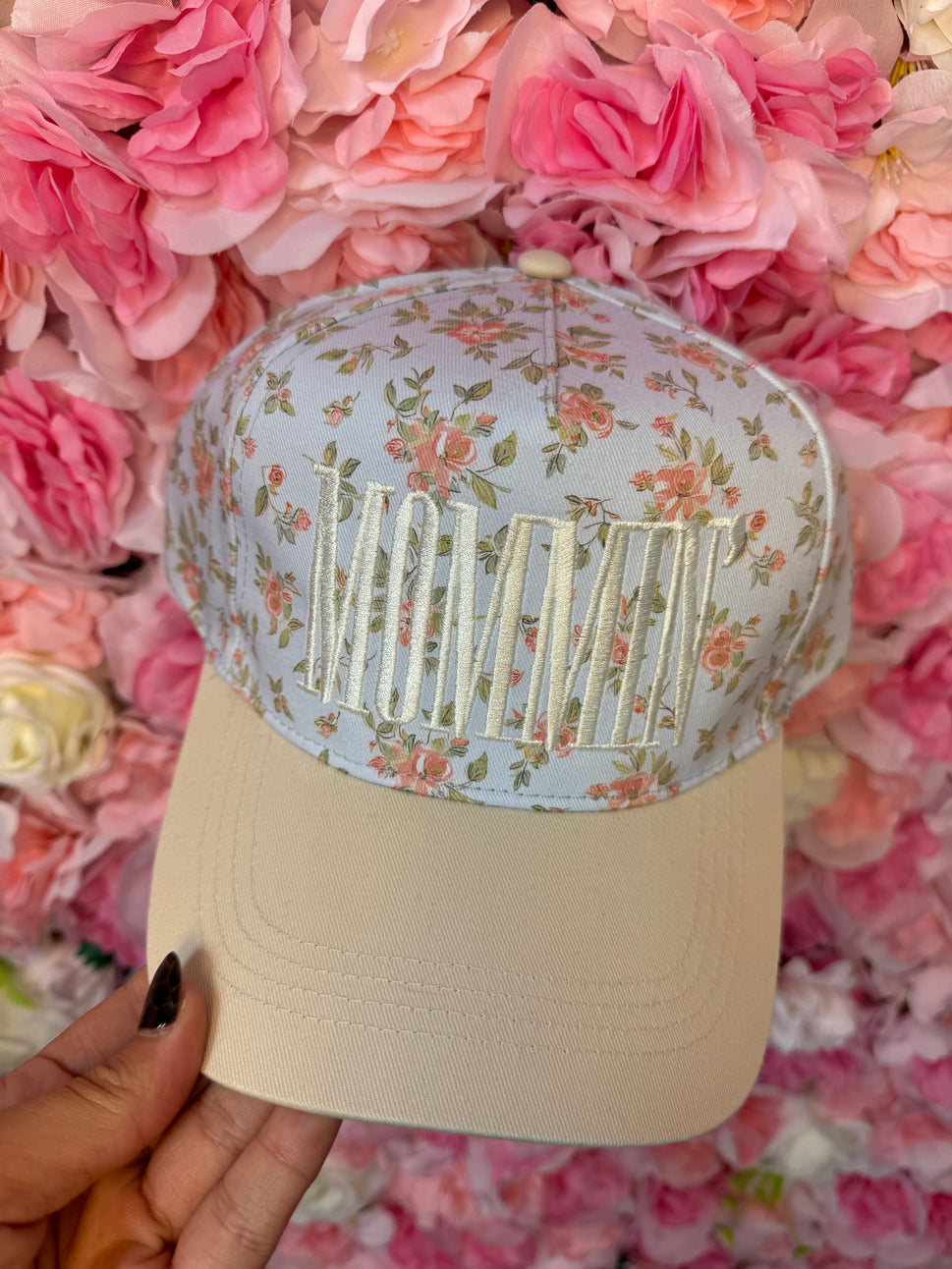 Mommin' Blue Floral - Hat