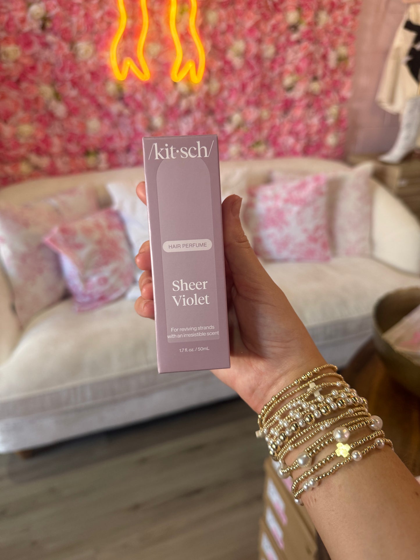 Sheer Violet Hair Perfume