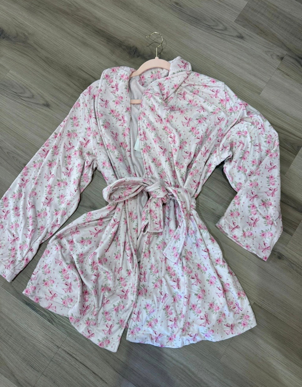 Cozy Robe: Pink Bow