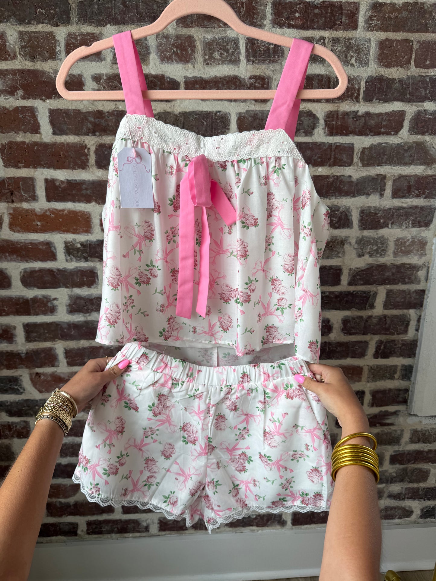 Floral Pajama Set
