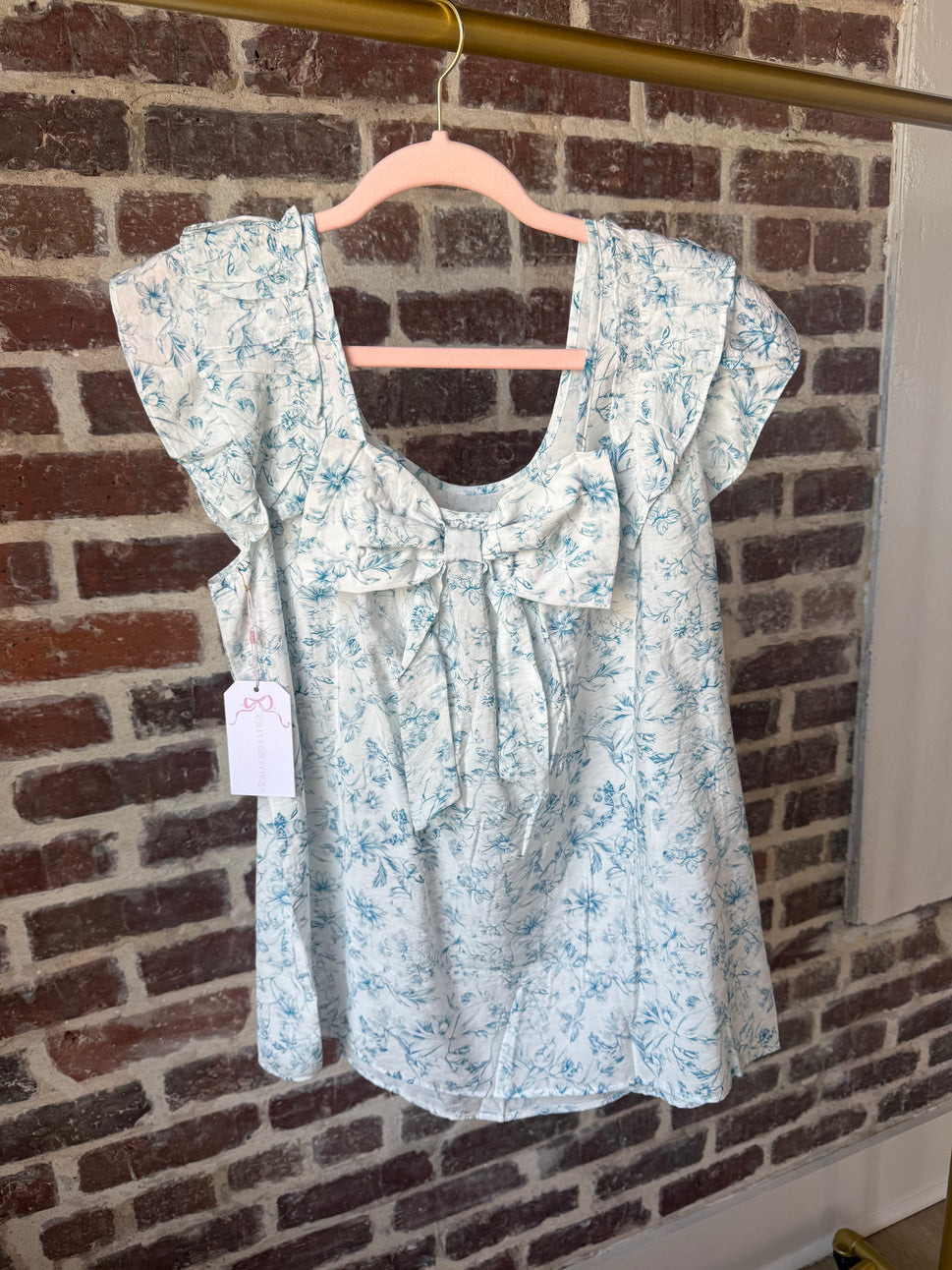 Ruffled Sleeve Blouse