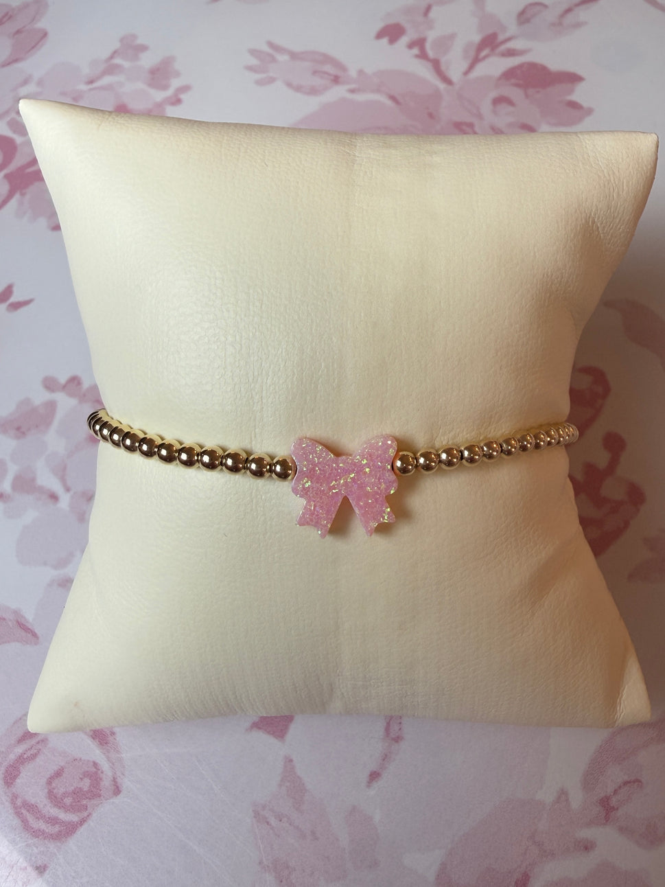 Bara Boheme Opal Bow 6.5" Pink