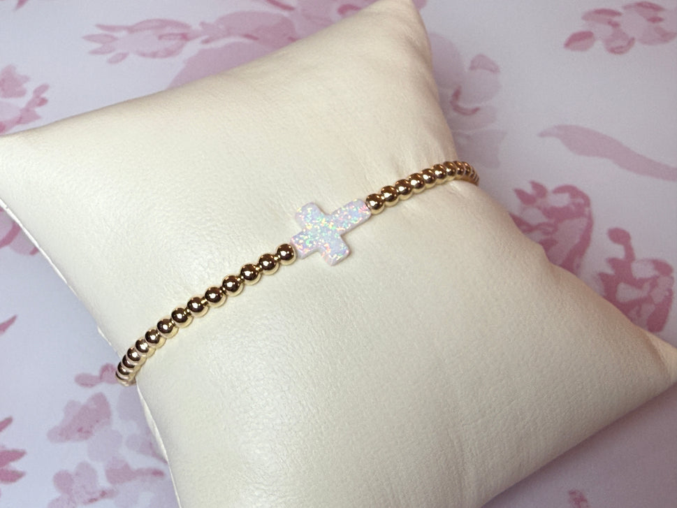 Bara Boheme Opal Cross 6f 6.5" White
