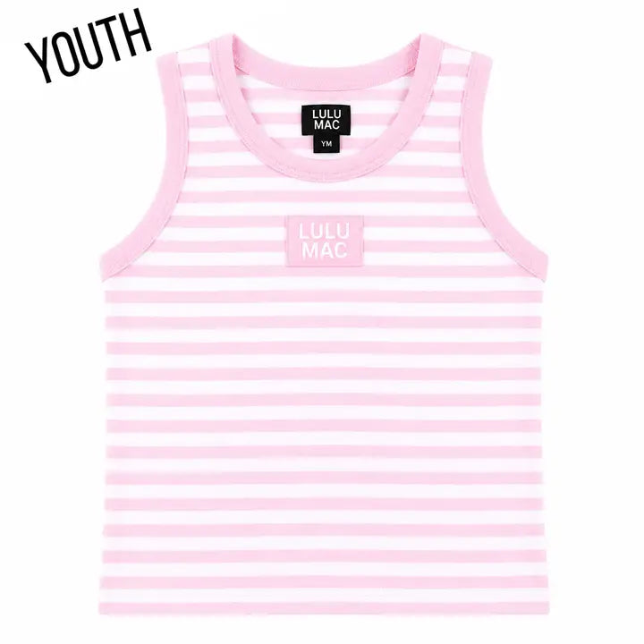 Lulu Mac Pink Striped Tank Tween
