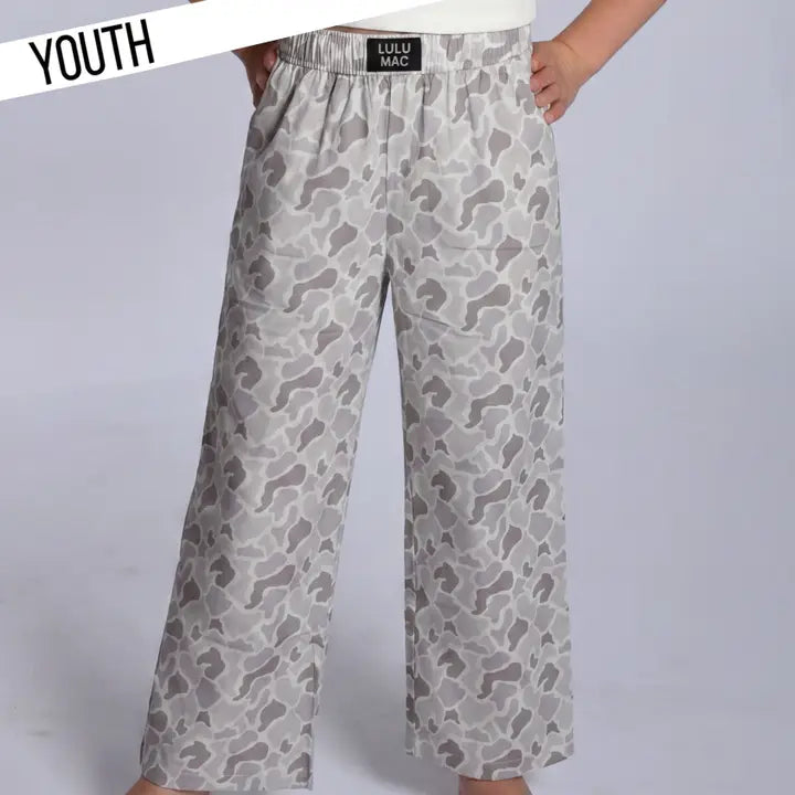 Lulu Mac White Camo Pants Tween