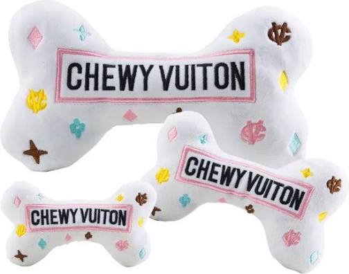 White Chewy Vuiton - Bone XL