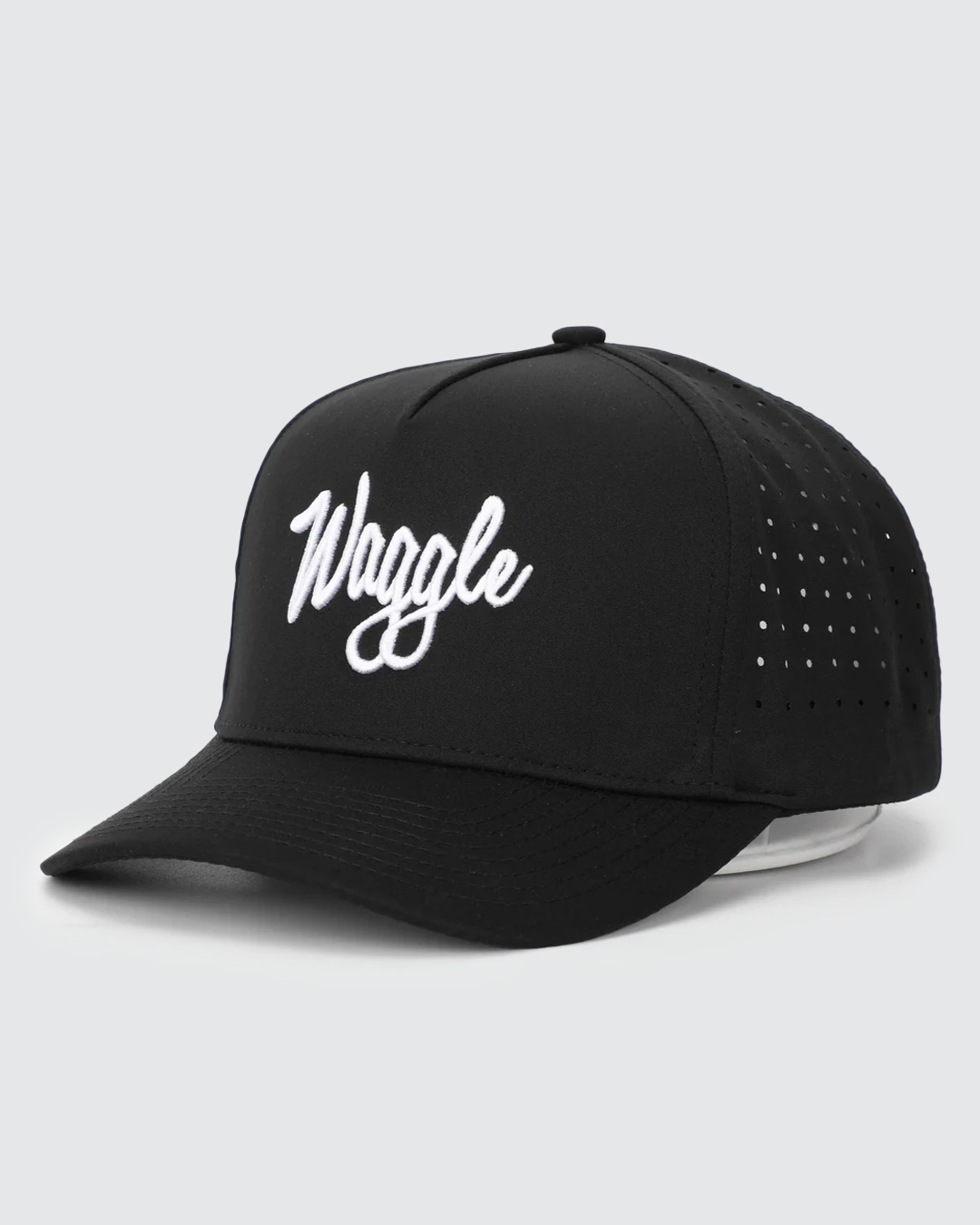 Waggle Brand Hat - Black: Black