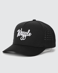 Waggle Brand Hat - Black: Black