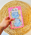 Switch Blue Bow Coquette Car Coasters | Bow Car Coasters Set of 5 3 image