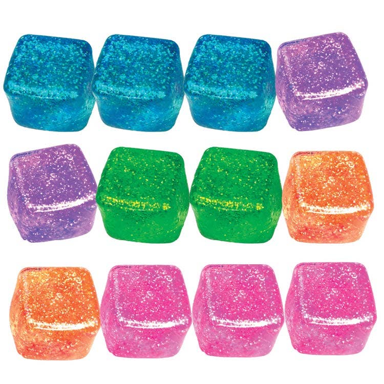 Fun Doh JUMBO Squishy Cube | Green/Blue Combo