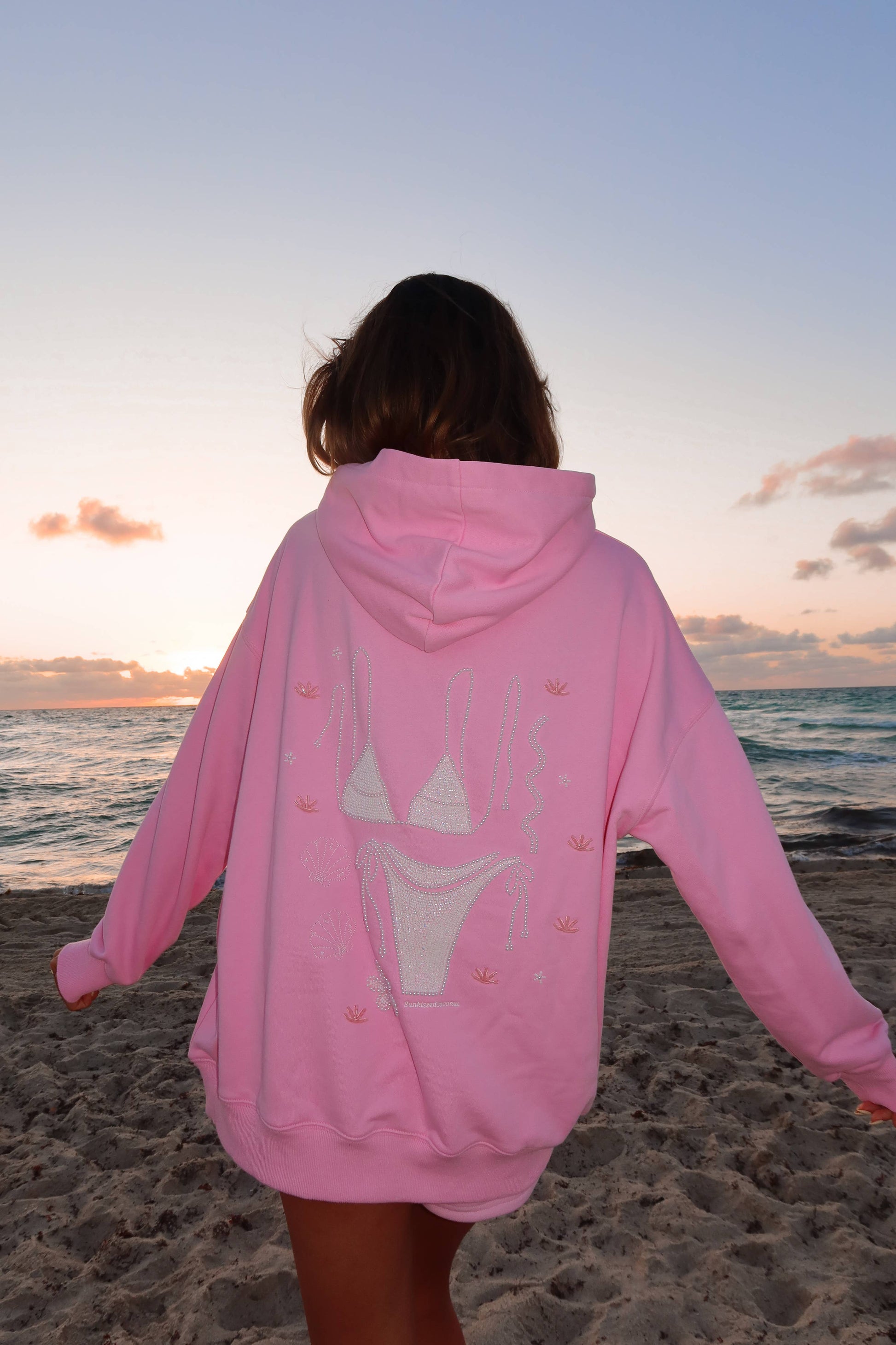 Lottie Bikini Beaded Ocean Hoodie