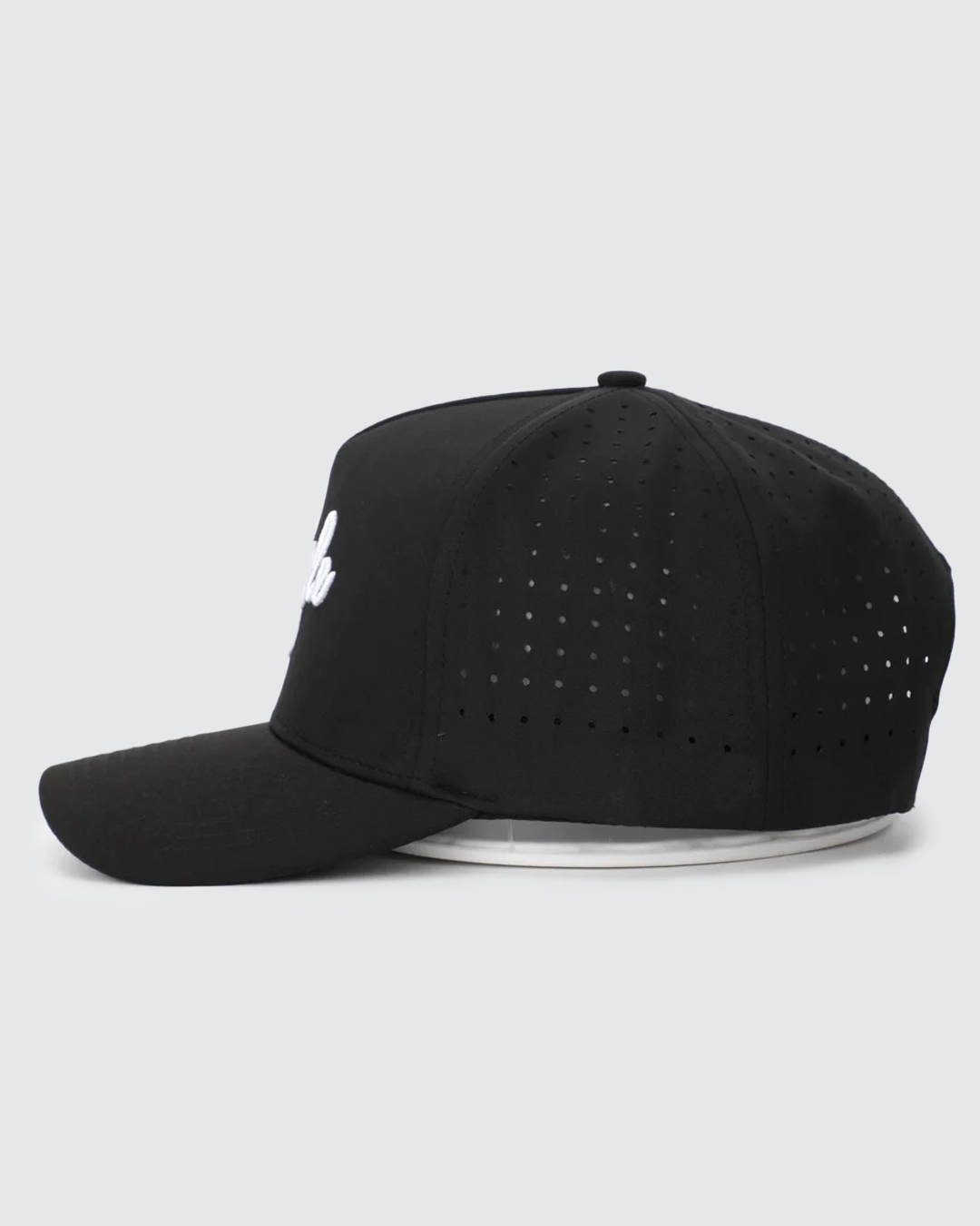 Waggle Brand Hat - Black: Black
