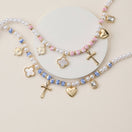 Switch Faith &amp; Love Necklace: Pink 2 image