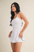Switch Polka Dot Print Lace Trim Ruffle Mini Dress 2 image