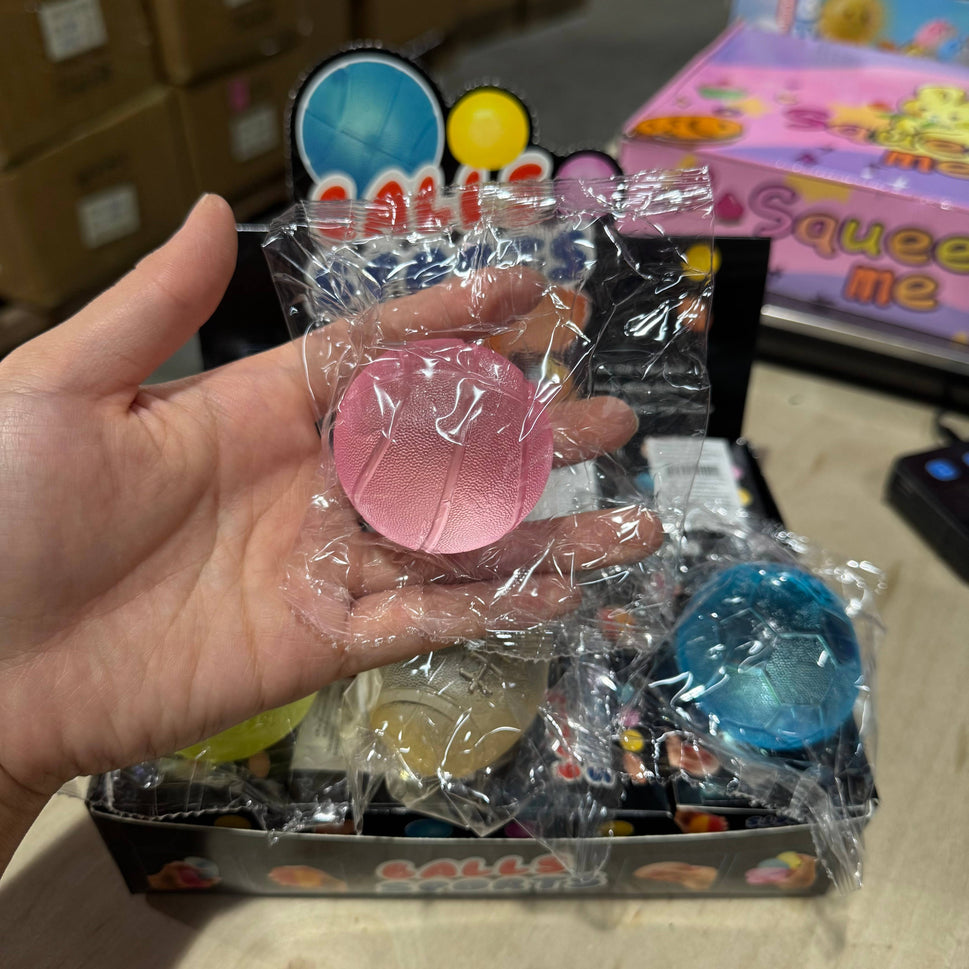 Sugar Squeeze Solid Assorted Sports Ball | A154