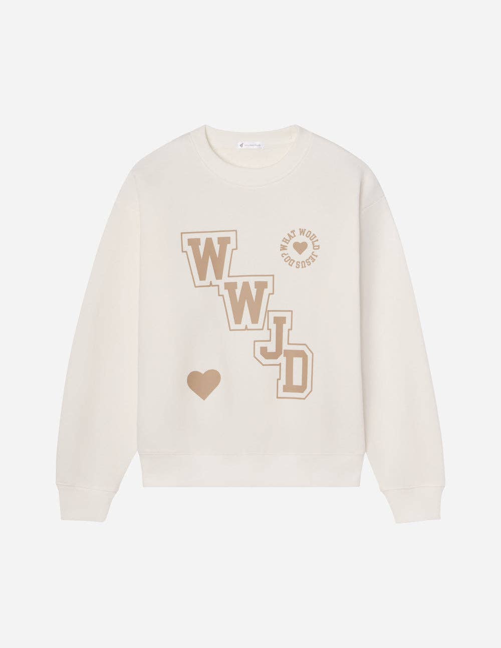 WWJD Varsity Crewneck: M