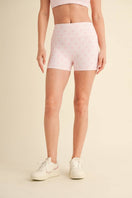 Switch BOW PRINT MID-RISE MINI SHORTS 3 image