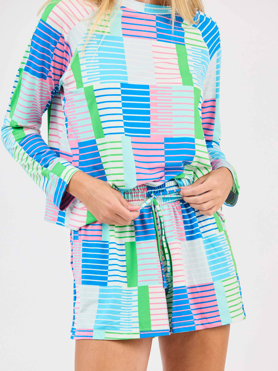 WOMENS ANNIE PAJAMA SHORT SETS | YACHT CLUB