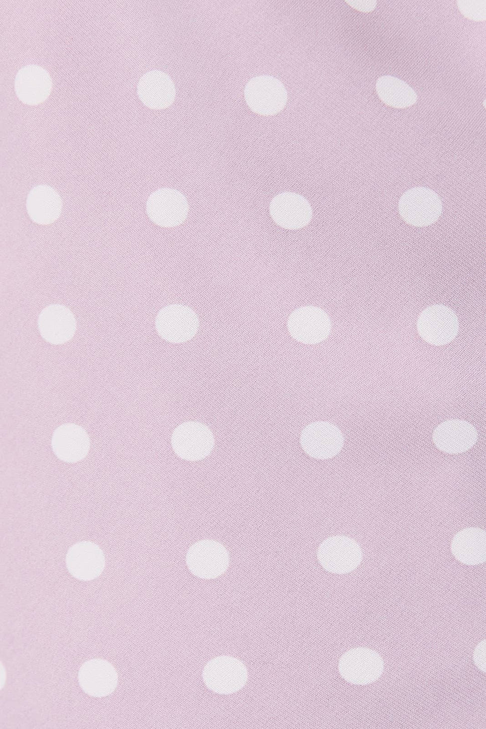*Polka Dot Mini Dress With Attached Scarf